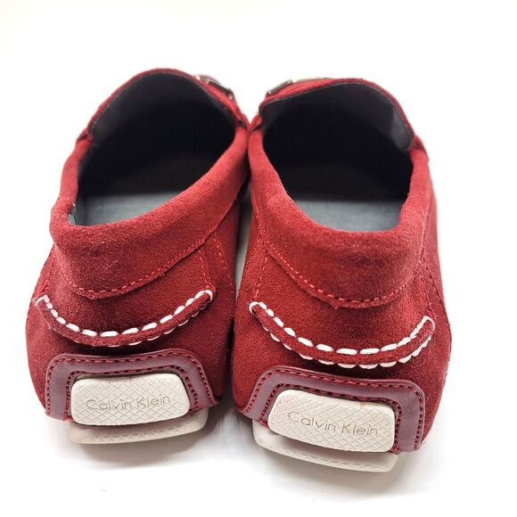 Calvin Klein Moby Red Driving Loafers Mens Size 10 M main image 9